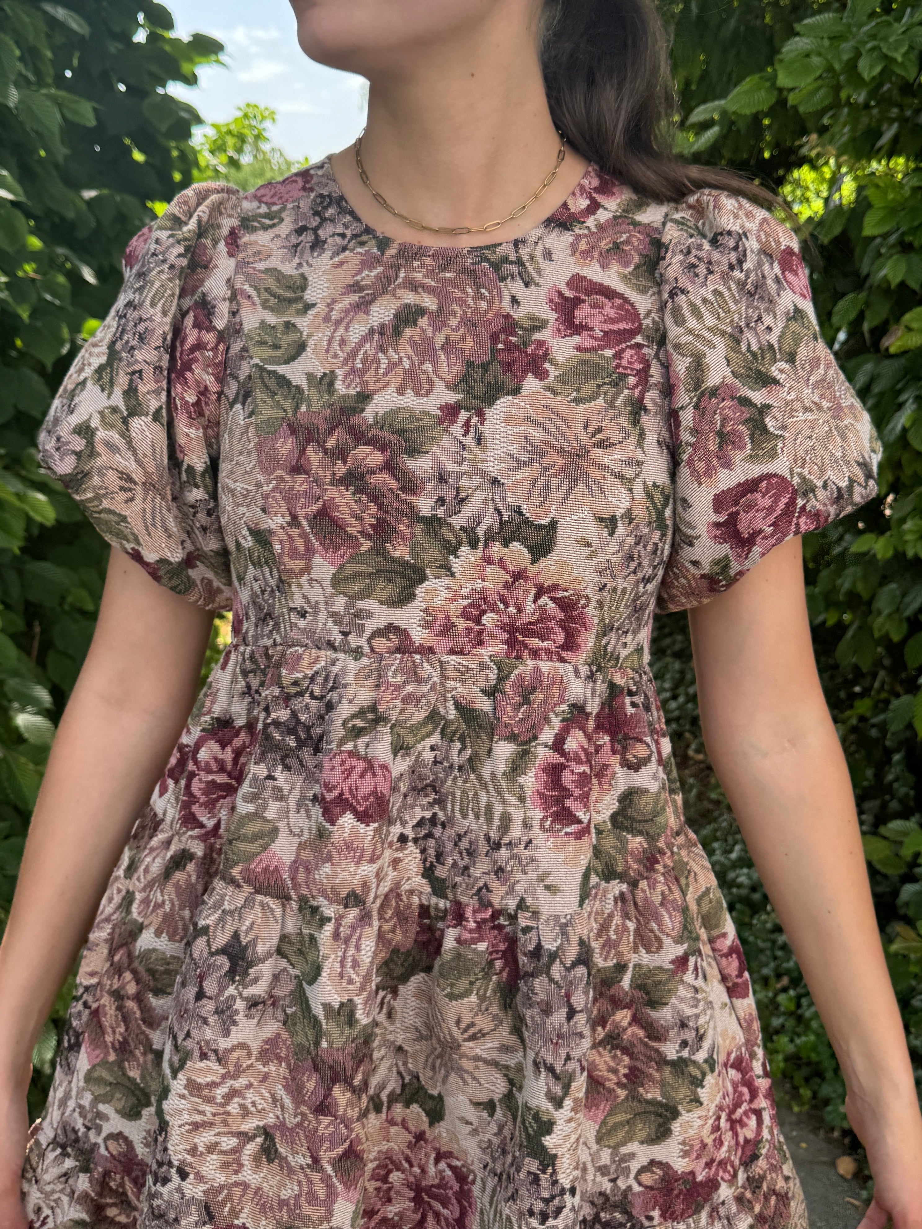 Folio Dress | Brown Floral Dress