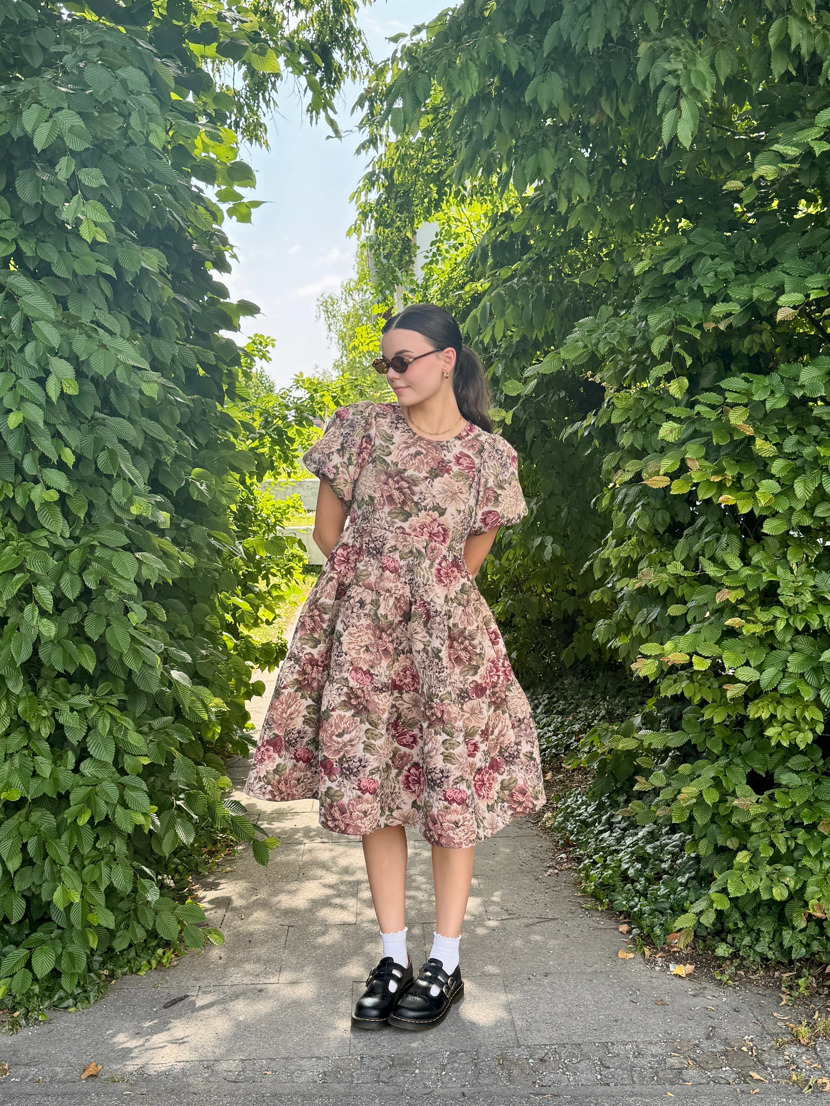 Folio Dress | Brown Floral Dress