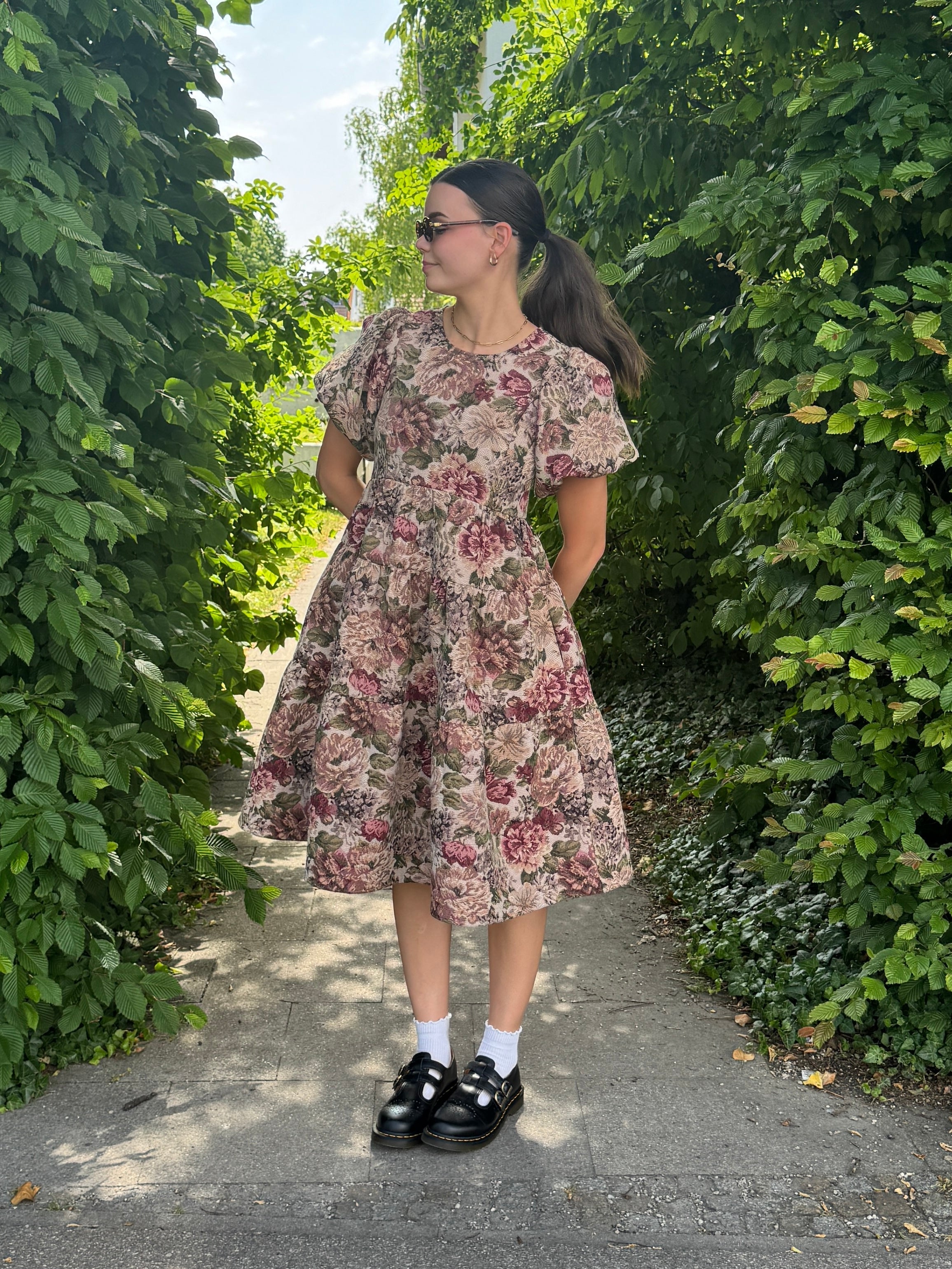 Folio Dress | Brown Floral Dress