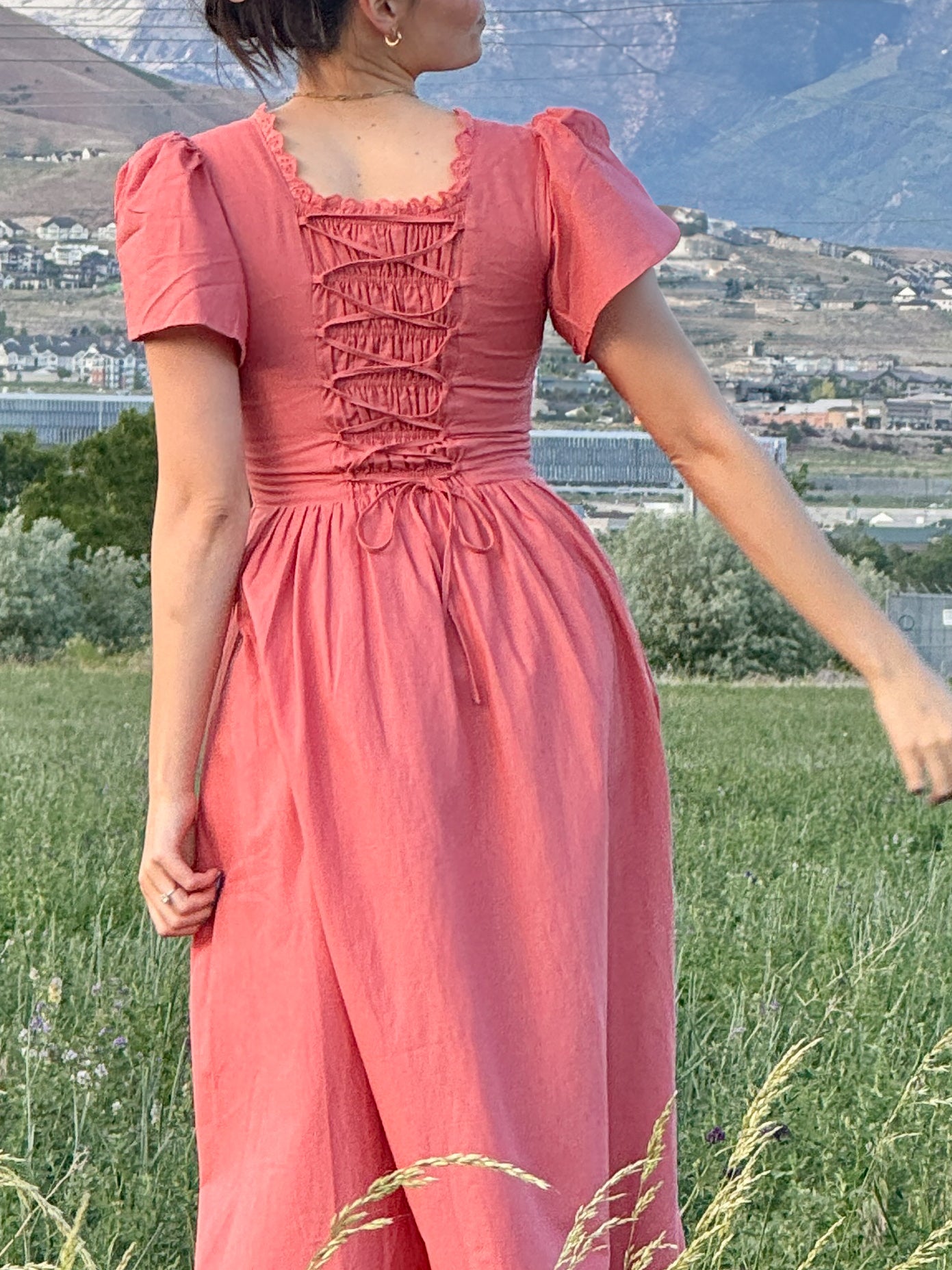 Hymn Dress in Blush | Pink Cotton Dress